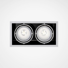Exsite 2 LED - 245x130 mm, inkl. driver & lyskilde, Hvid