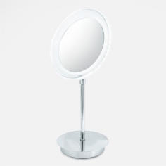 Ezenz - X5 Kosmetik LED lysspejl på fod med Vip, krom
